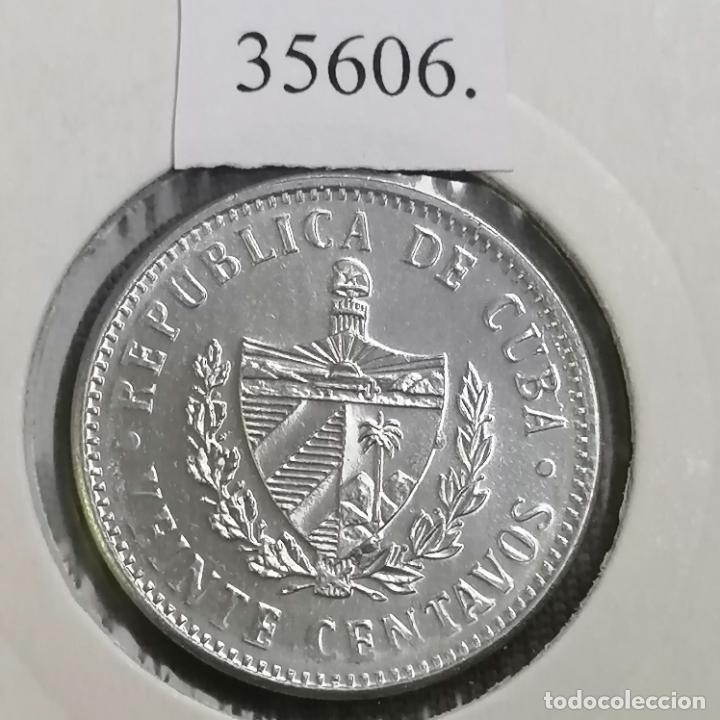 Monedas antiguas de Am&eacute;rica: Cuba 20 centavos 2009, c&eacute;ntimos - Foto 2
