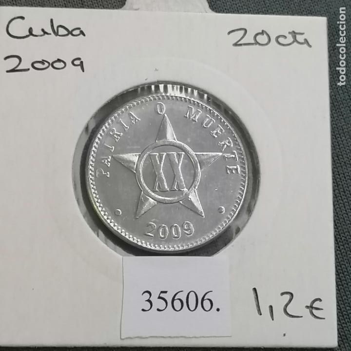 Monedas antiguas de Am&eacute;rica: Cuba 20 centavos 2009, c&eacute;ntimos - Foto 1