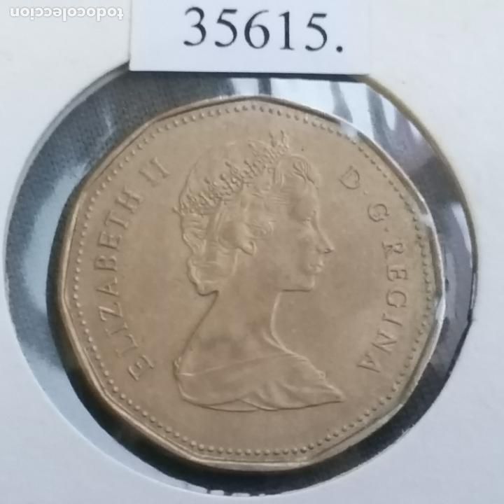 Monedas antiguas de Am&eacute;rica: Canada 1 dolar 1988 - Foto 2