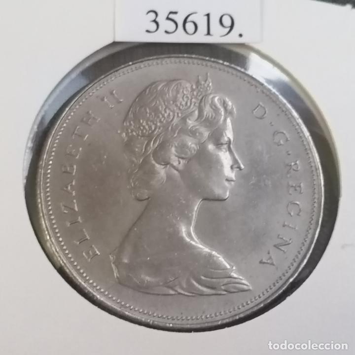 Monedas antiguas de Am&eacute;rica: Canada 1 dolar 1979 - Foto 2