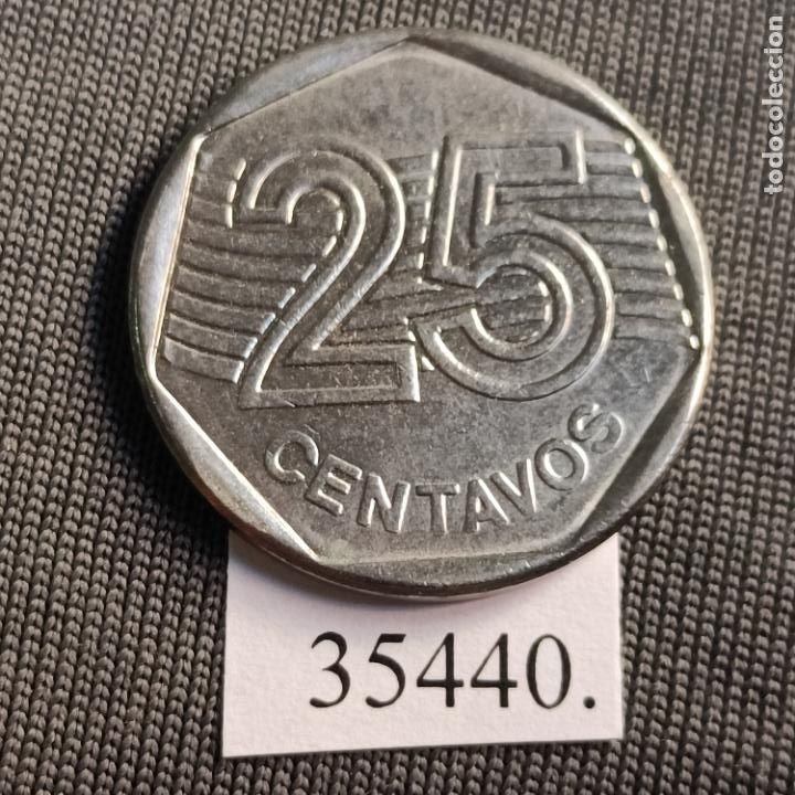 Monedas antiguas de Am&eacute;rica: Brasil 25 centavos 1994, c&eacute;ntimos - Foto 2