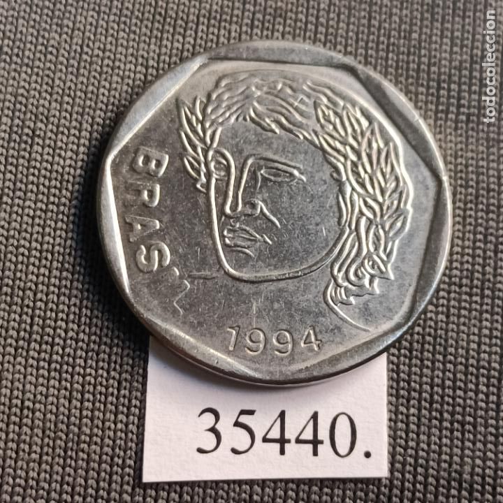 Monedas antiguas de Am&eacute;rica: Brasil 25 centavos 1994, c&eacute;ntimos - Foto 1