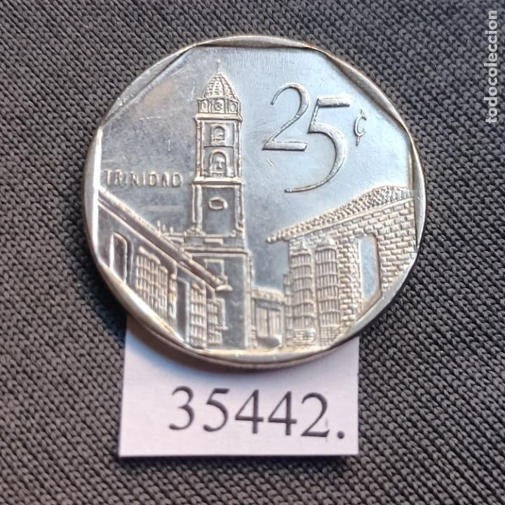 Monedas antiguas de Am&eacute;rica: Cuba 25 centavos 2001, c&eacute;ntimos - Foto 1