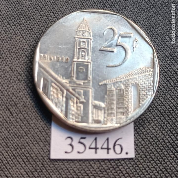 Monedas antiguas de Am&eacute;rica: Cuba 25 centavos 2000, c&eacute;ntimos - Foto 1