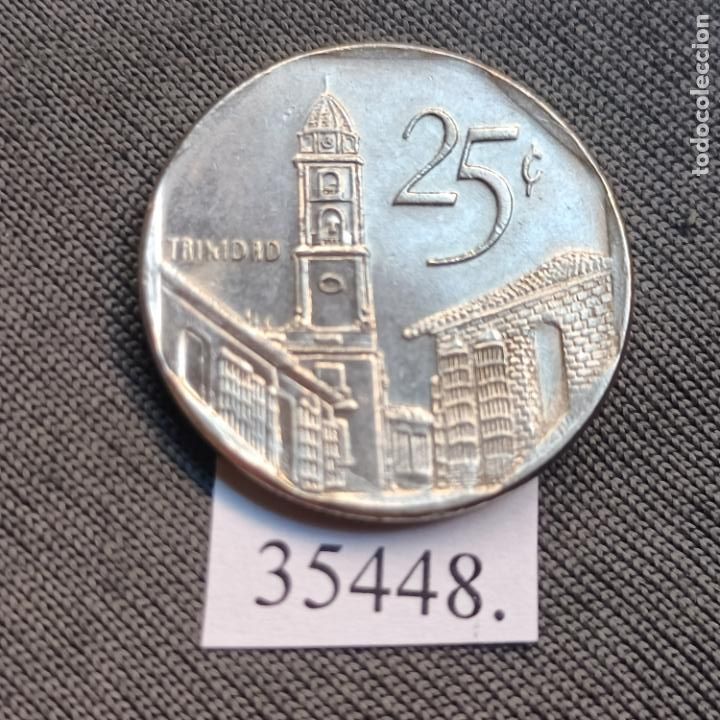 Monedas antiguas de Am&eacute;rica: Cuba 25 centavos 2003, c&eacute;ntimos - Foto 1