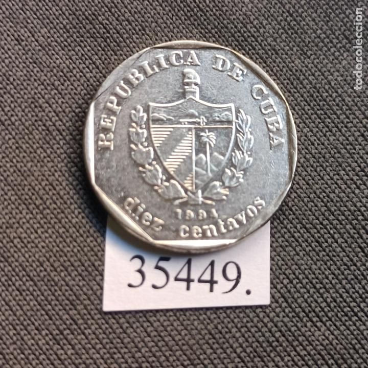 Monedas antiguas de Am&eacute;rica: Cuba 10 centavos 1994, c&eacute;ntimos - Foto 2