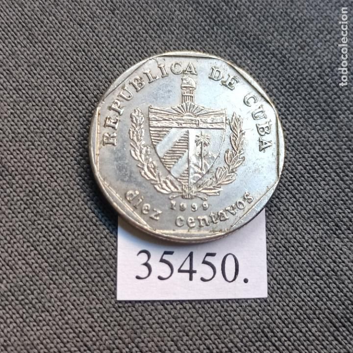 Monedas antiguas de Am&eacute;rica: Cuba 10 centavos 1999, c&eacute;ntimos - Foto 2