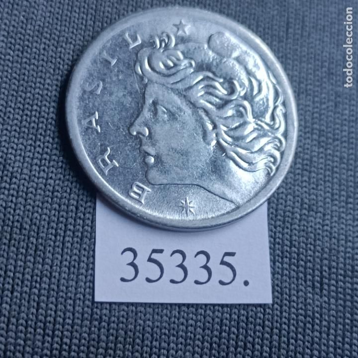 Monedas antiguas de Am&eacute;rica: Brasil 5 centavos 1969, c&eacute;ntimos - Foto 2