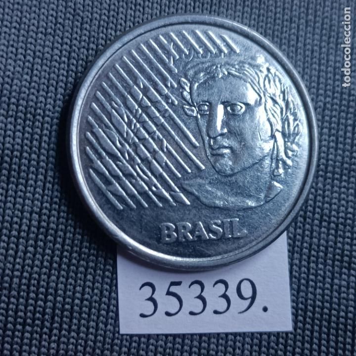 Monedas antiguas de Am&eacute;rica: Brasil 5 centavos 1994, c&eacute;ntimos - Foto 2
