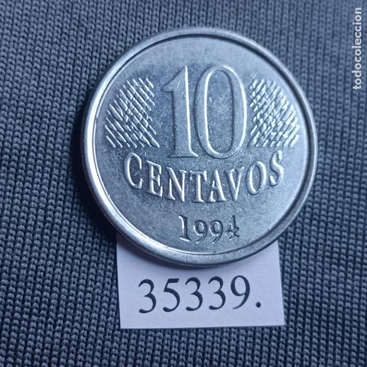 Monedas antiguas de Am&eacute;rica: Brasil 5 centavos 1994, c&eacute;ntimos - Foto 1