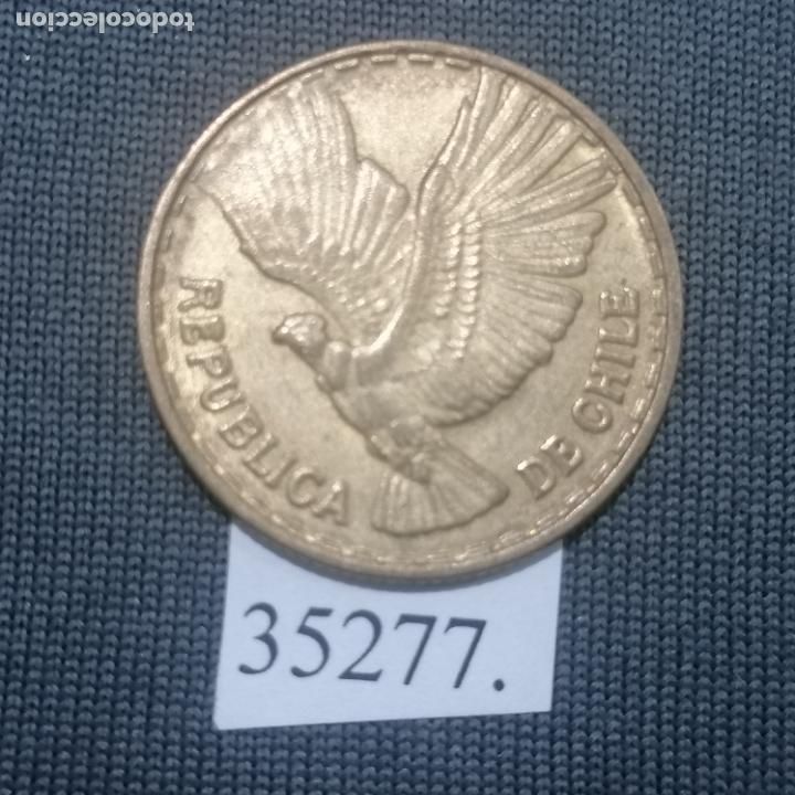 Monedas antiguas de Am&eacute;rica: Chile 5 centavos 1969, c&eacute;ntimos - Foto 1