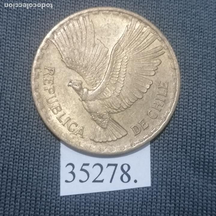Monedas antiguas de Am&eacute;rica: Chile 5 centavos 1964, c&eacute;ntimos - Foto 1