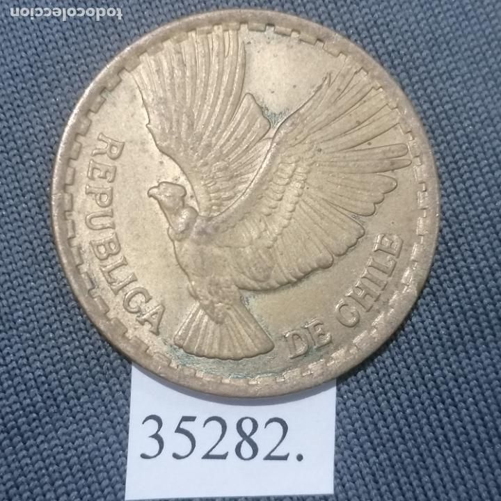 Monedas antiguas de Am&eacute;rica: Chile 10 centavos 1970 , c&eacute;ntimos - Foto 2