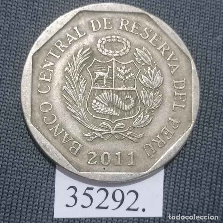 Monedas antiguas de Am&eacute;rica: Peru 1 sol 2011, Chullpas de Sillustani - Foto 2