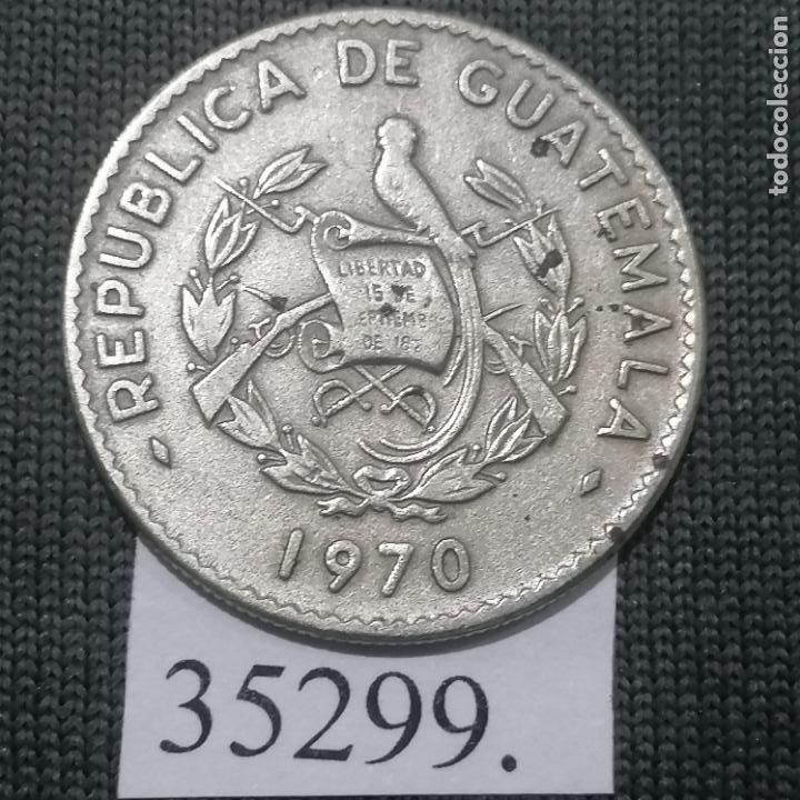 Monedas antiguas de Am&eacute;rica: Guatemala 10 centavos 1970 - Foto 2