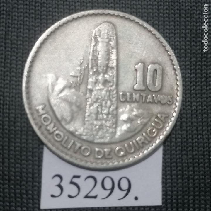 Monedas antiguas de Am&eacute;rica: Guatemala 10 centavos 1970 - Foto 1