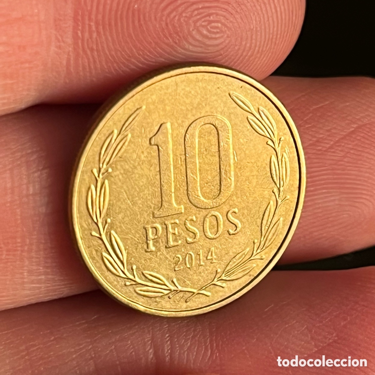 Monedas antiguas de Am&eacute;rica: 10 pesos 2014 Chile - Foto 2