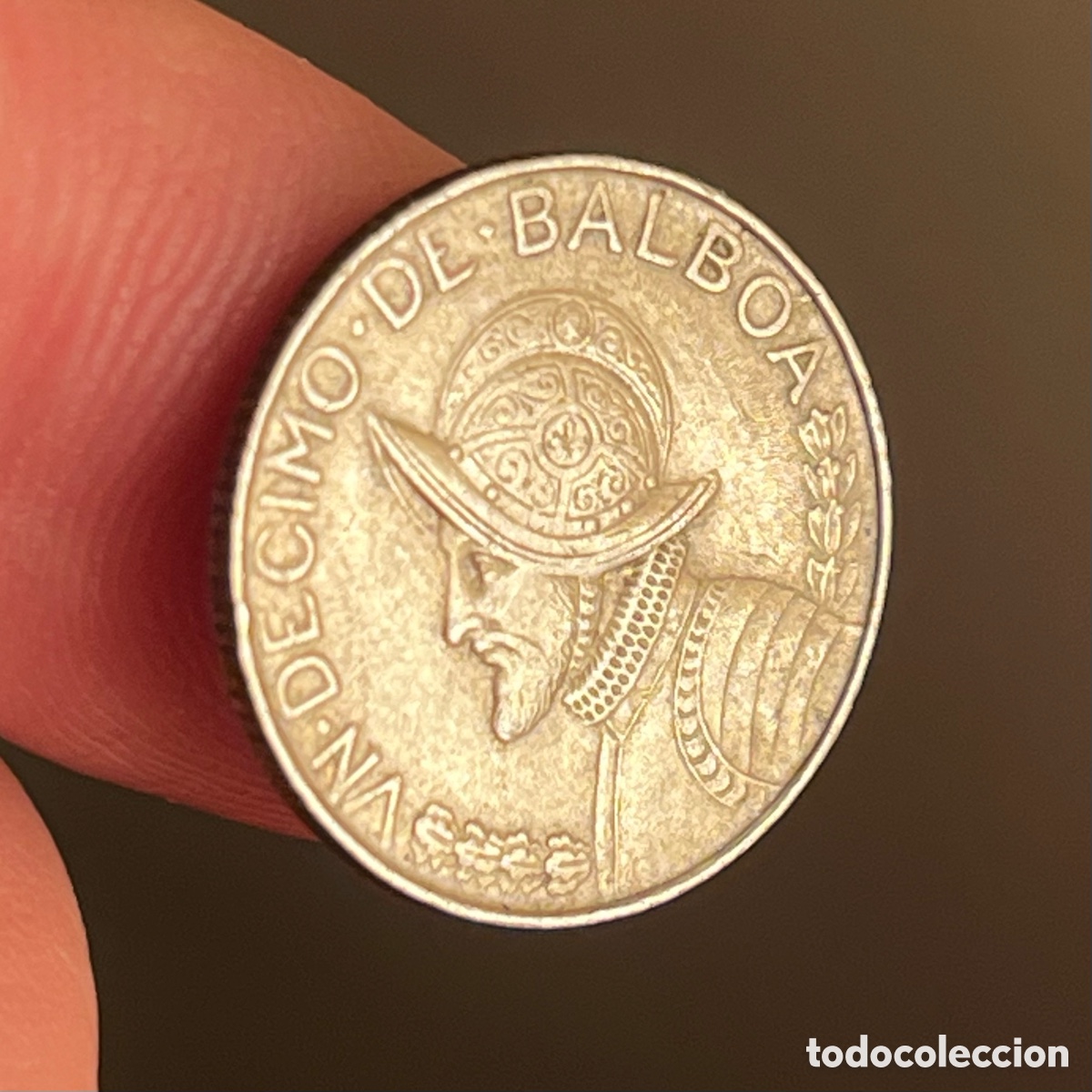 Monedas antiguas de Am&eacute;rica: 1 d&eacute;cimo de balboa 1966 Panam&aacute; - Foto 1