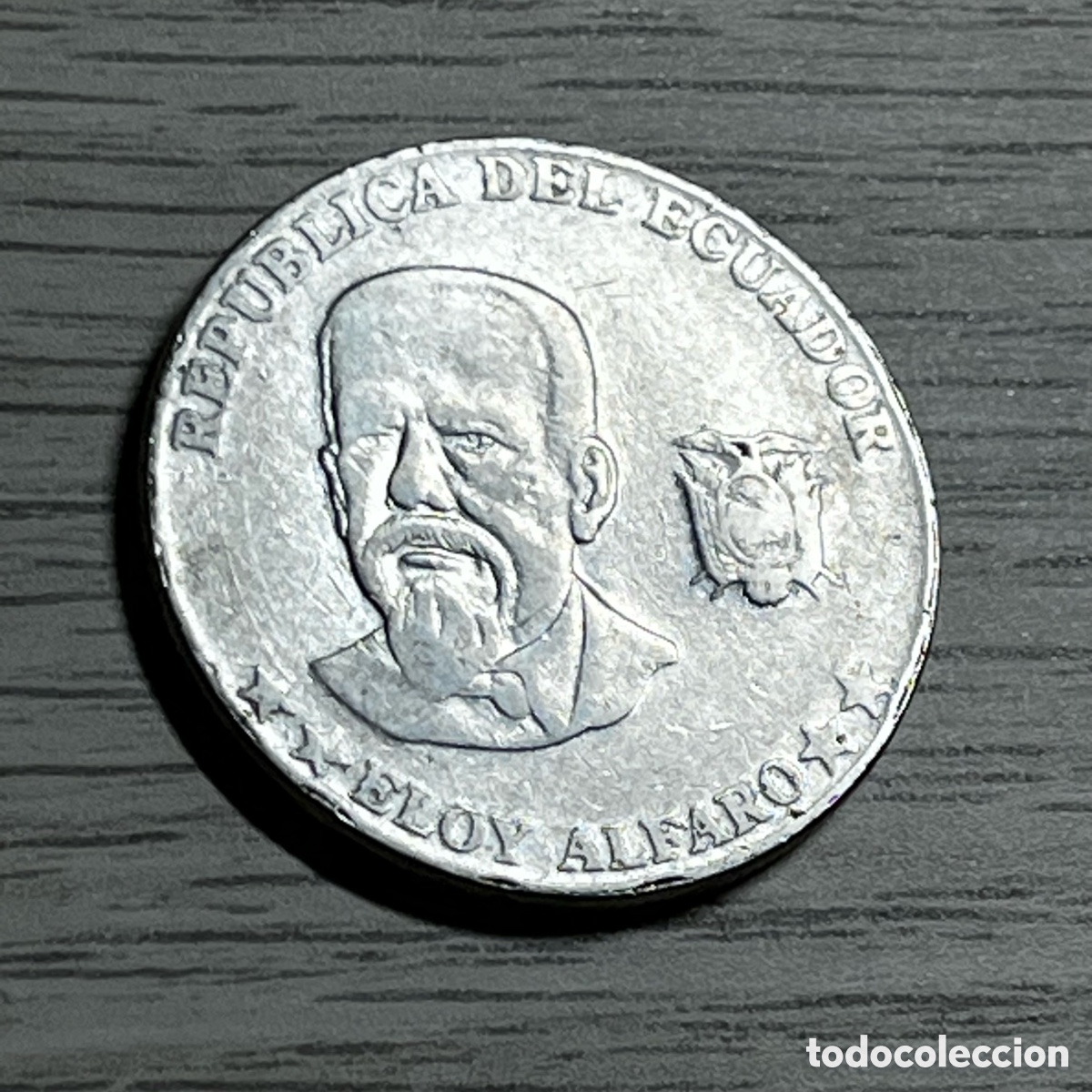 Monedas antiguas de Am&eacute;rica: 50 centavos 2000 Ecuador - Foto 1