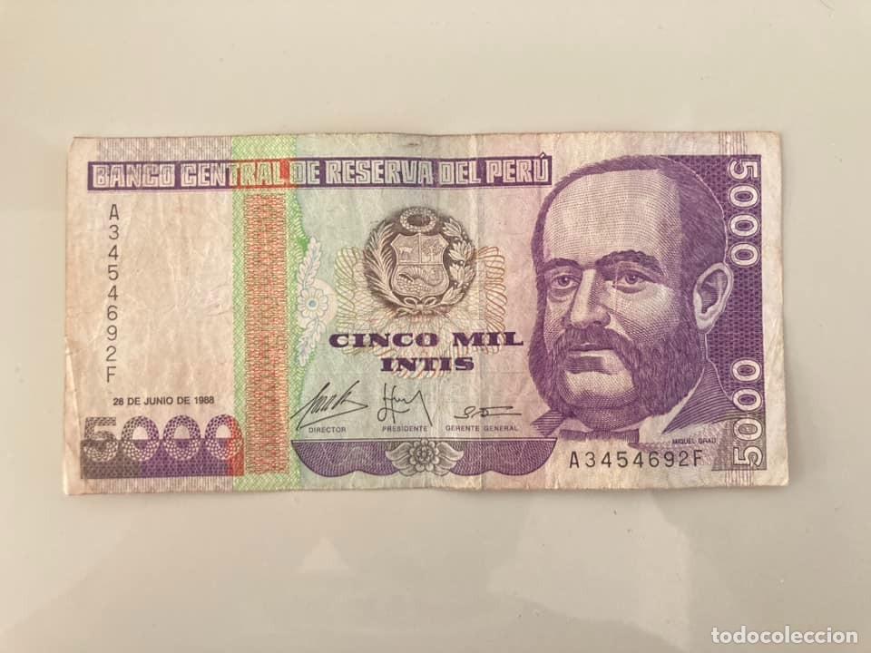 Monedas antiguas de Am&eacute;rica: BILLETE PERU - Foto 1