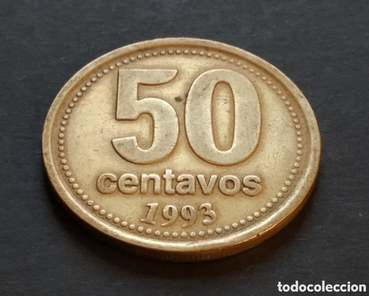 Monedas antiguas de Am&eacute;rica: MONEDA - ARGENTINA 50 CENTAVOS 1993 - Foto 3