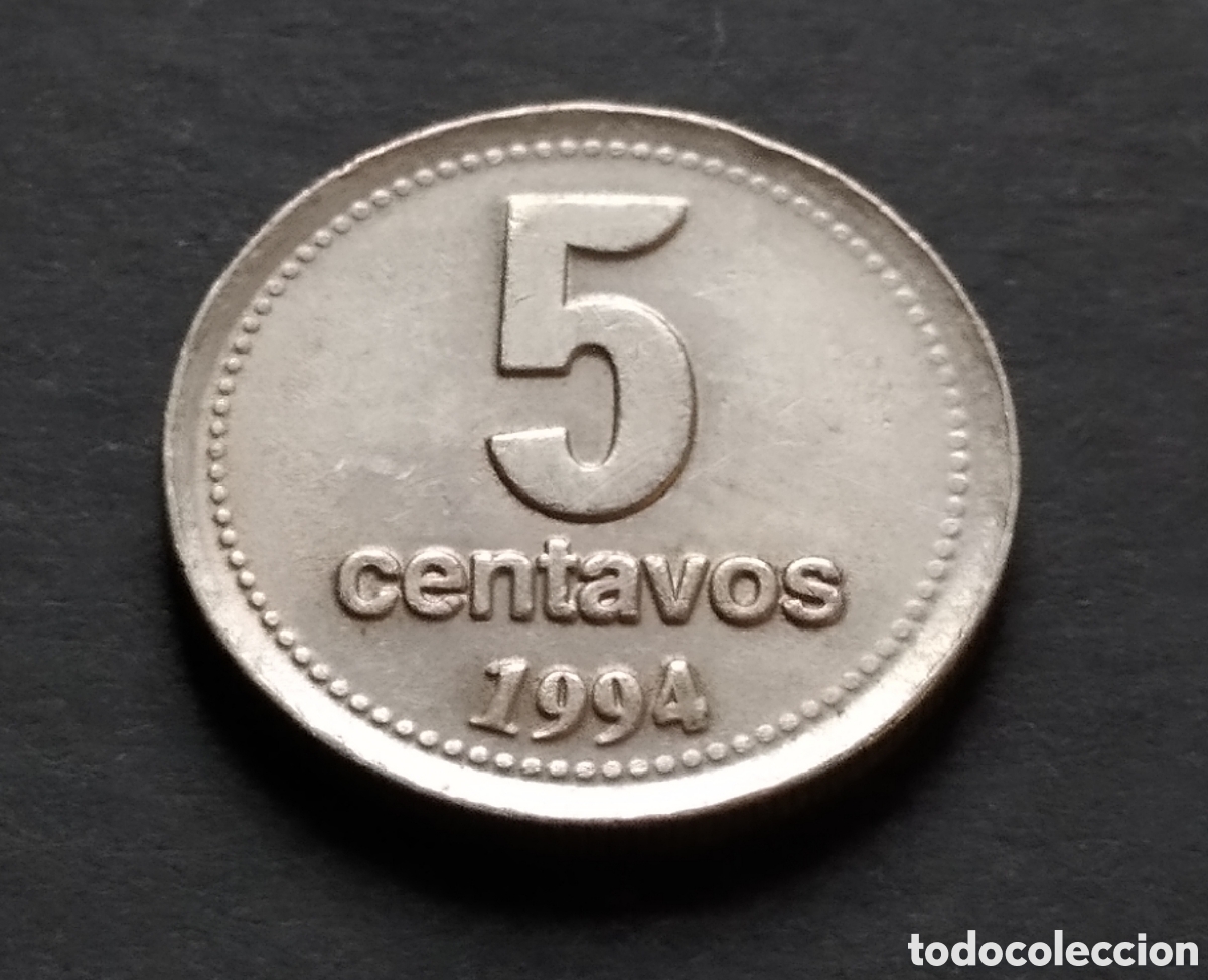 Monedas antiguas de Am&eacute;rica: MONEDA - ARGENTINA 5 CENTAVOS 1994 - Foto 3