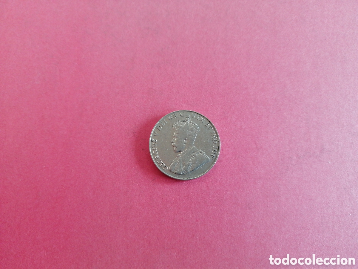 Monedas antiguas de Am&eacute;rica: 5 cents de Canad&aacute; 1932 - Foto 2