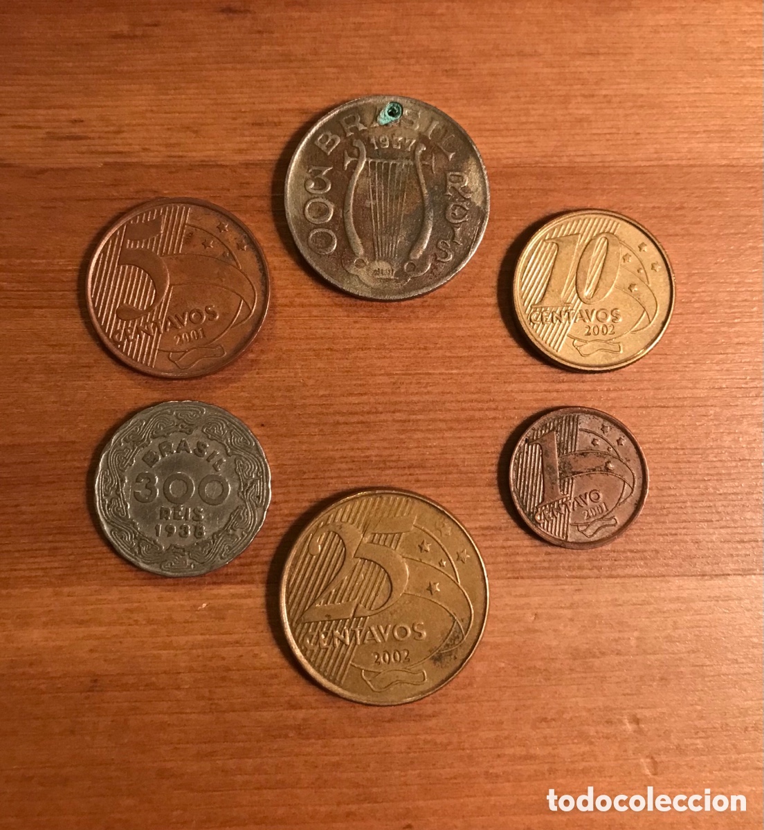 Monedas antiguas de Am&eacute;rica: Lote de 13 monedas Brasil. - Foto 2