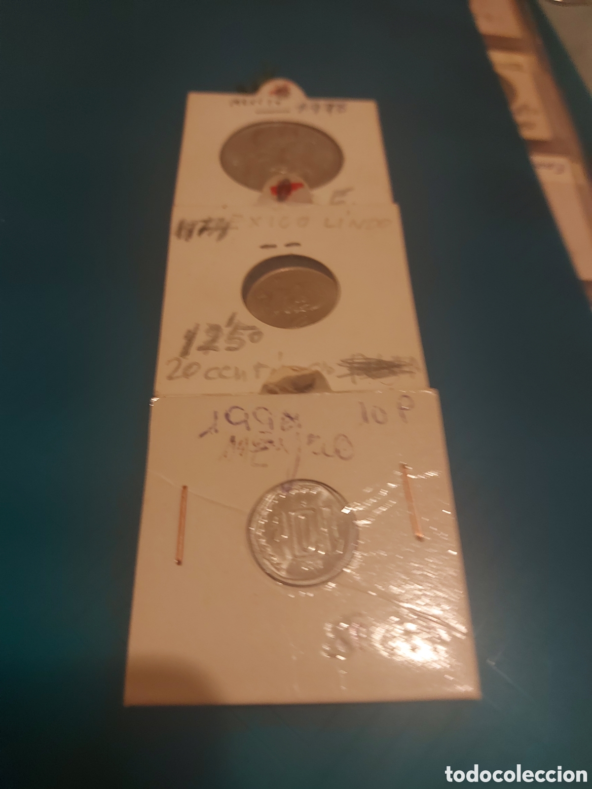 Monedas antiguas de Am&eacute;rica: 3monedas Mexico - Foto 1