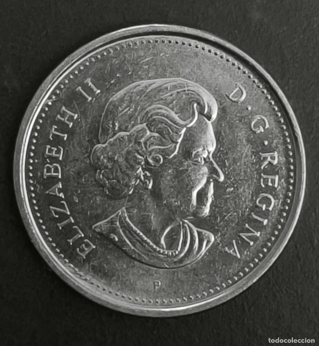 Monedas antiguas de Am&eacute;rica: Canad&aacute; 5 centavos, 2004 - Foto 2