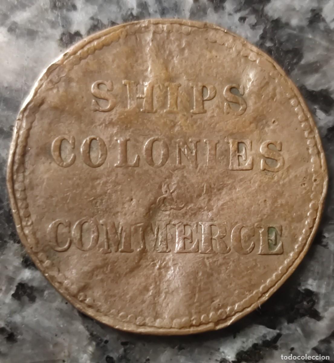 Monedas antiguas de Am&eacute;rica: Moneda canadiense comercio en las colonias - Foto 2