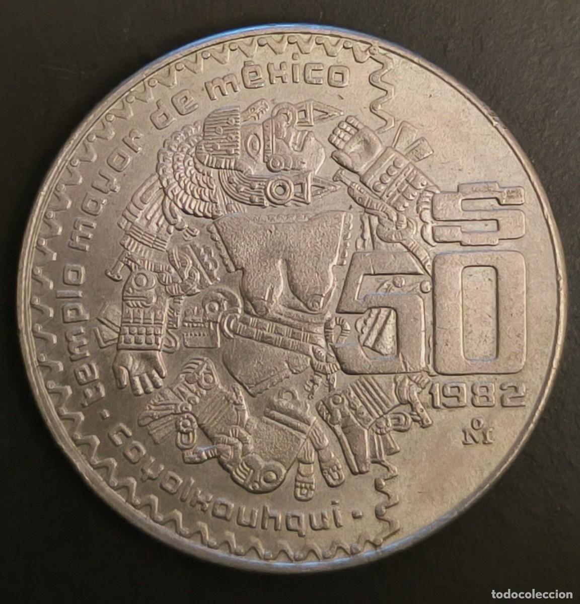 Monedas antiguas de Am&eacute;rica: M&eacute;xico 50 pesos, 1982 - Foto 1