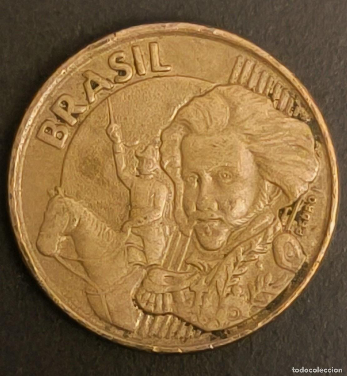 Monedas antiguas de Am&eacute;rica: Brasil 10 centavos, 2001 - Foto 1