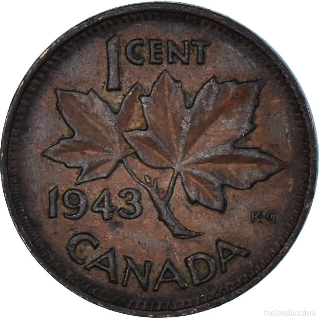 Monedas antiguas de Am&eacute;rica: [#1335771] Canad&aacute;, Cent, 1943 - Foto 2