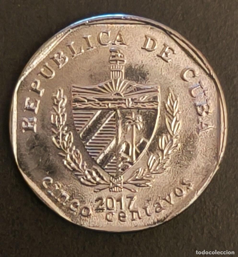 Monedas antiguas de Am&eacute;rica: Cuba 5 centavos, 2017 - Foto 1