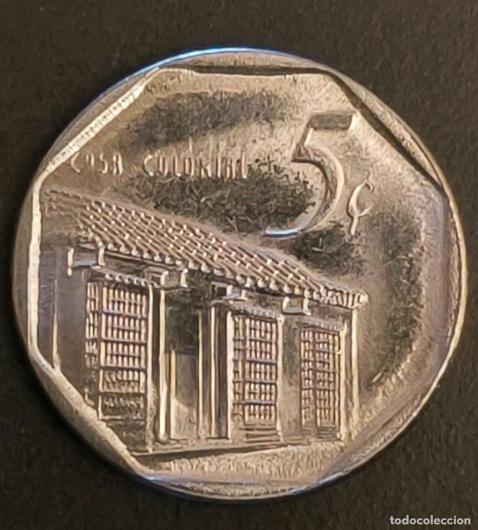 Monedas antiguas de Am&eacute;rica: Cuba 5 centavos, 2017 - Foto 2