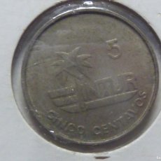 Monedas antiguas de América: CUBA INTUR 5 CTVO 1981 NIKEL EBC+