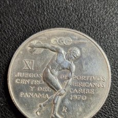Monedas antiguas de América: MONEDA 5 BALBOAS 1970 - JUEGOS PANAMERICANOS - PLATA 925 - 35,70 GRAMOS