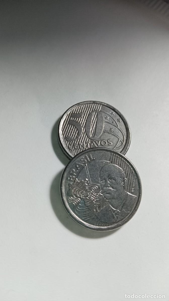 Monedas antiguas de Am&eacute;rica: BRASIL - 50 CENTAVOS - KM651 - Foto 1