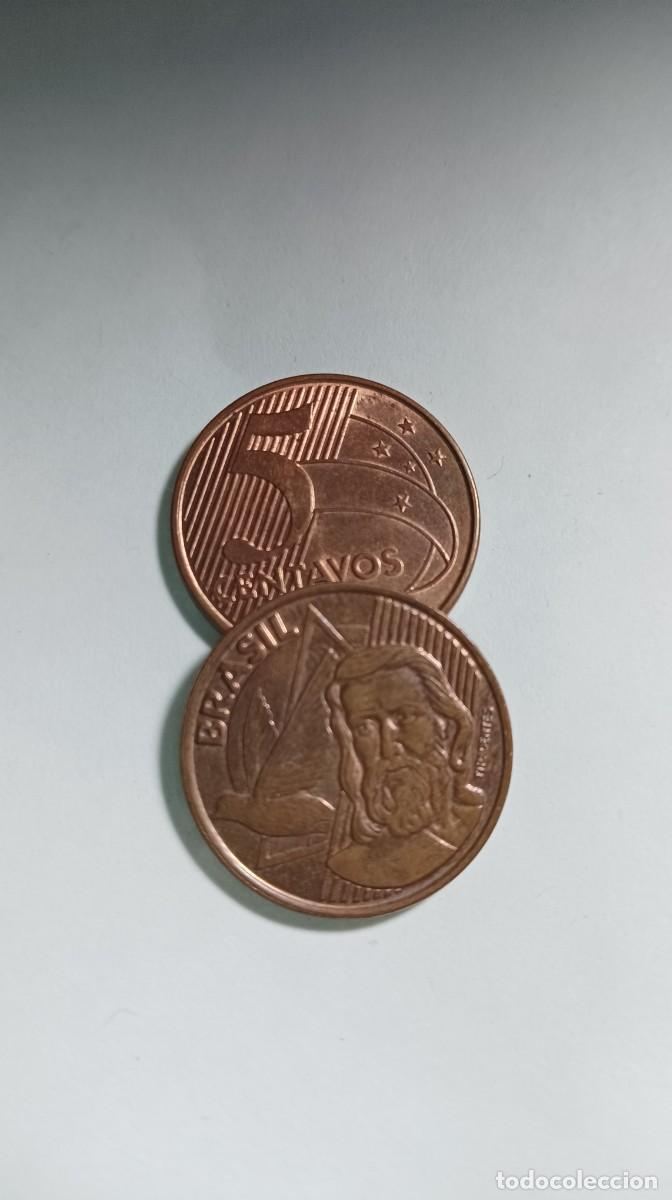 Monedas antiguas de Am&eacute;rica: BRASIL - 5 CENTAVOS - KM648 - Foto 1