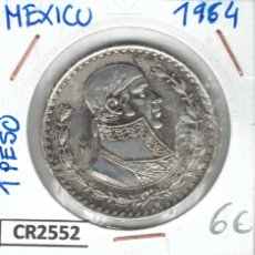 Monedas antiguas de América: CR2552 MONEDA 1 PESO MEXICO 1964