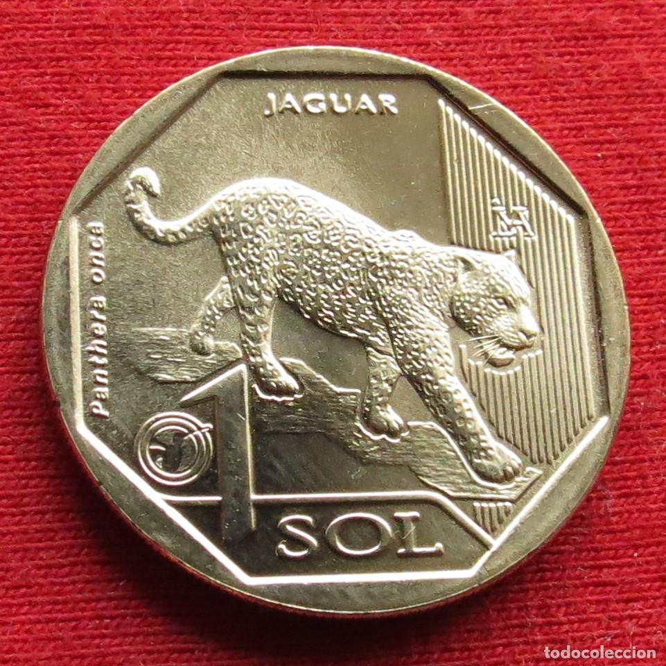Monedas antiguas de Am&eacute;rica: Peru 1 sol 2018 jaguar unc - Foto 1