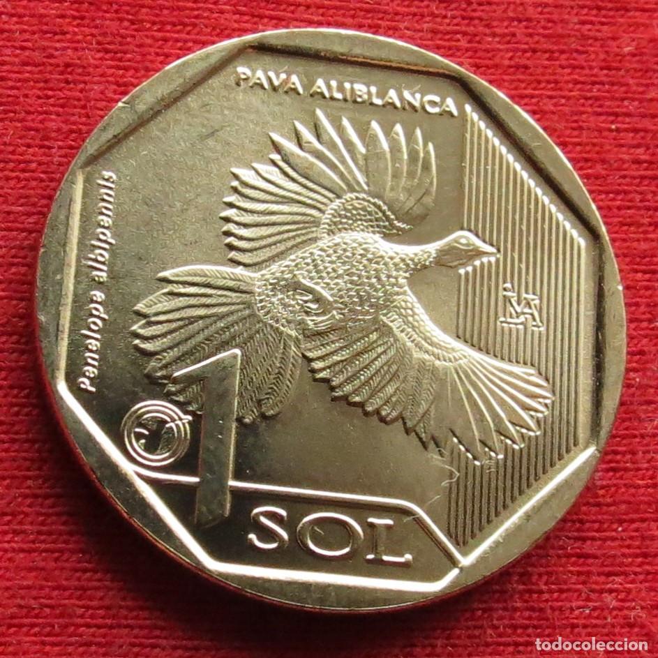 Monedas antiguas de Am&eacute;rica: Peru 1 sol 2018 pava unc - Foto 1