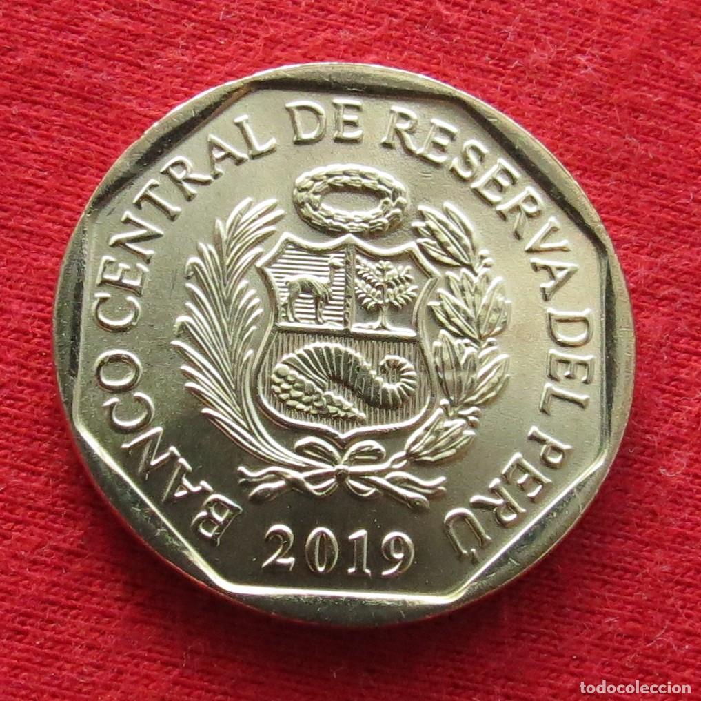 Monedas antiguas de Am&eacute;rica: Peru 1 sol 2019 gato unc - Foto 2