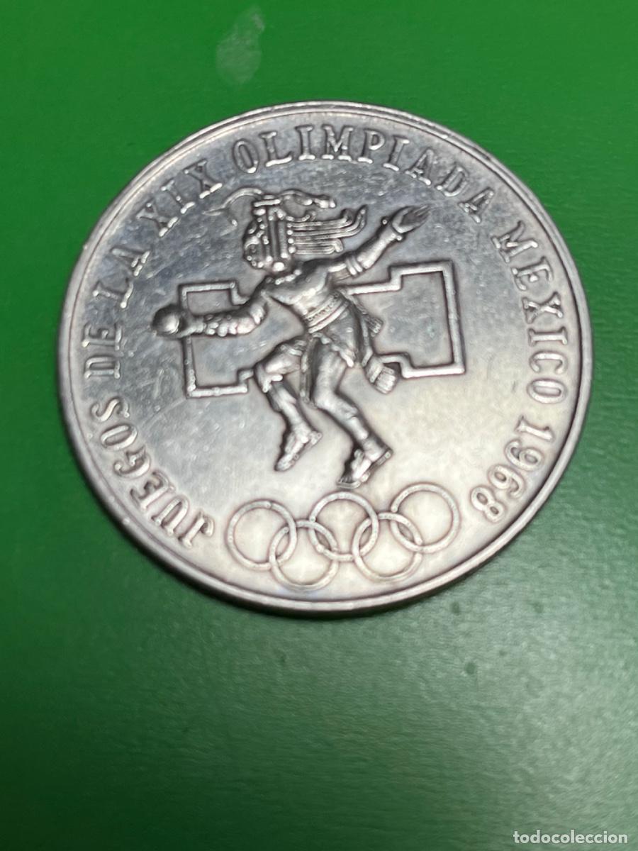 Monedas antiguas de Am&eacute;rica: MEXICO, 1968 Olimpiada de Mexico. 25 pesos de plata
