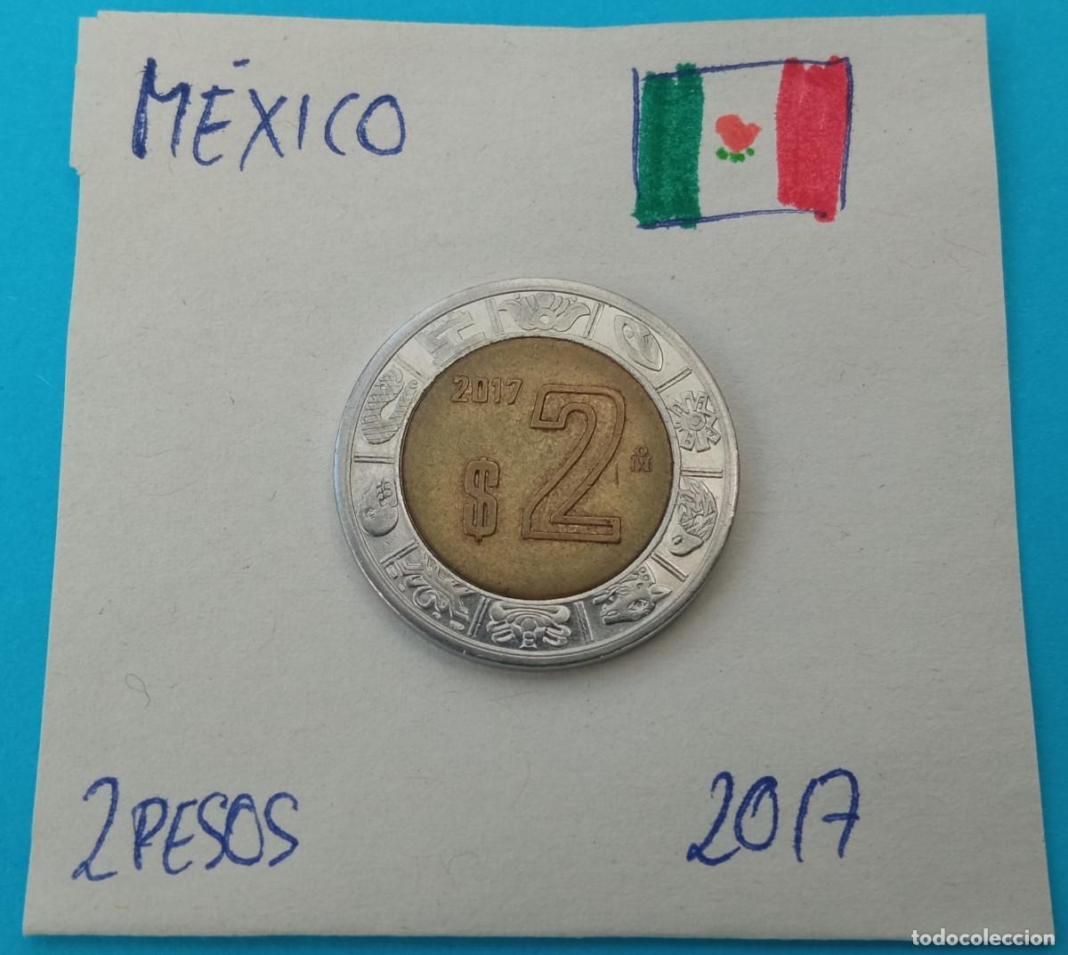 Monedas antiguas de Am&eacute;rica: M&eacute;xico 2 Pesos - 2017 - Foto 1