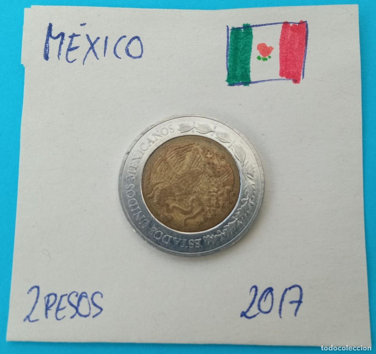 Monedas antiguas de Am&eacute;rica: M&eacute;xico 2 Pesos - 2017 - Foto 2