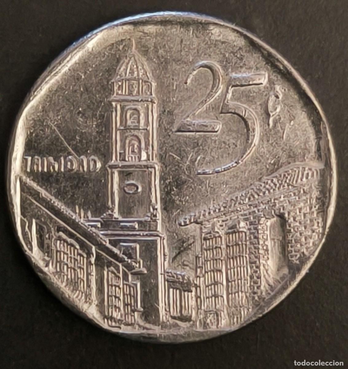 Monedas antiguas de Am&eacute;rica: Cuba 25 centavos, 2001 - Foto 2