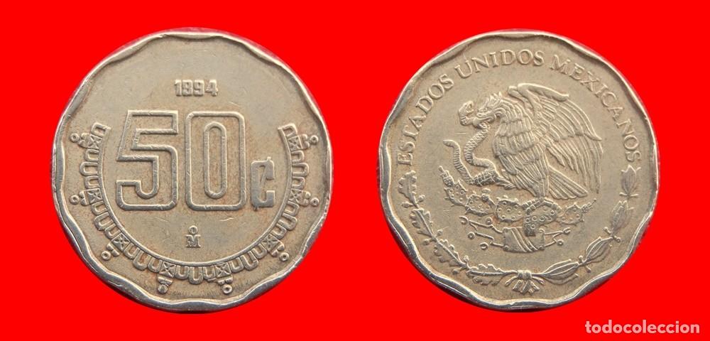 Monnaies anciennes d'Am&eacute;rique: 50 CENTAVOS 1994 MEXICO-102214