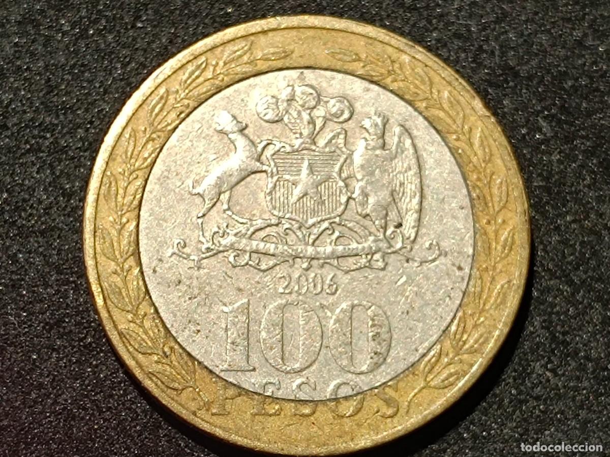 Monedas antiguas de Am&eacute;rica: 100 PESOS CHILE 2006 - Foto 2